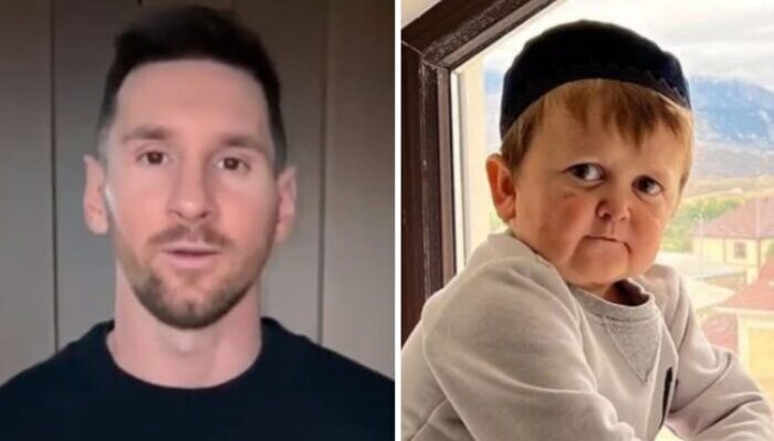 Lionel Messi et Mini Khabib Hasbulla Magomedov