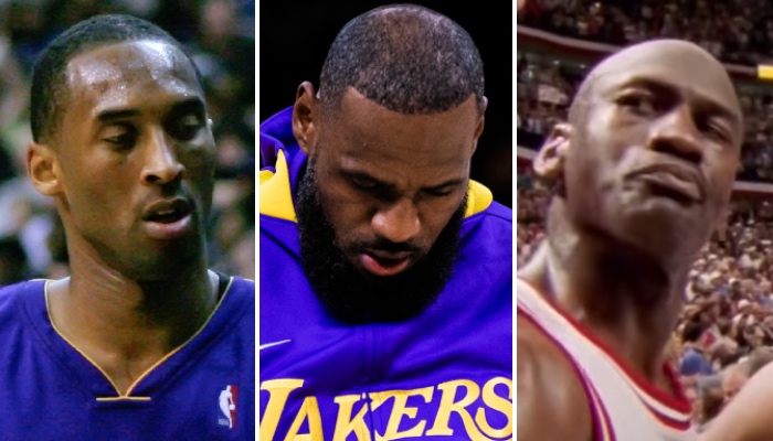 NBA Kobe Bryant, LeBron James et Michael Jordan