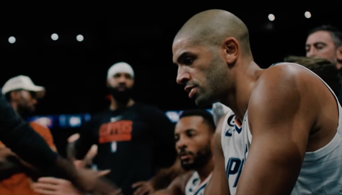 Le joueur NBA français Nicolas Batum