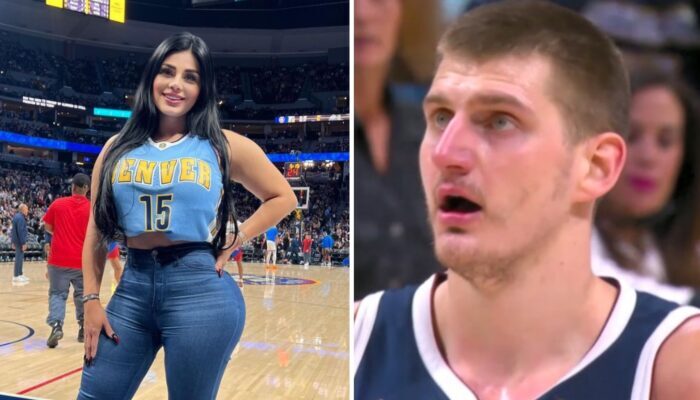 Nikola Jokic et une influenceuse