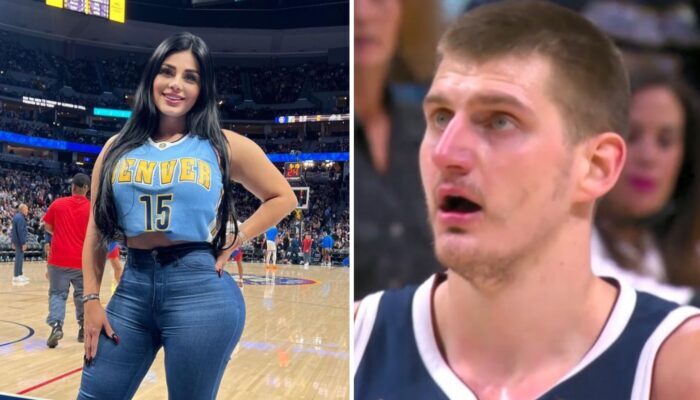 Nikola Jokic et une influenceuse