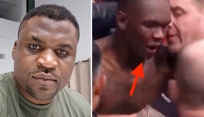 Francis Ngannou réagit au KO d'Israel Adesanya à l'UFC 281