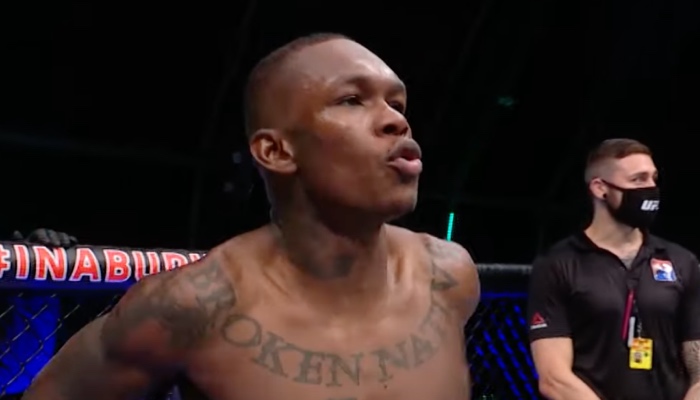 Le champion UFC des poids moyens, Israel Adesanya