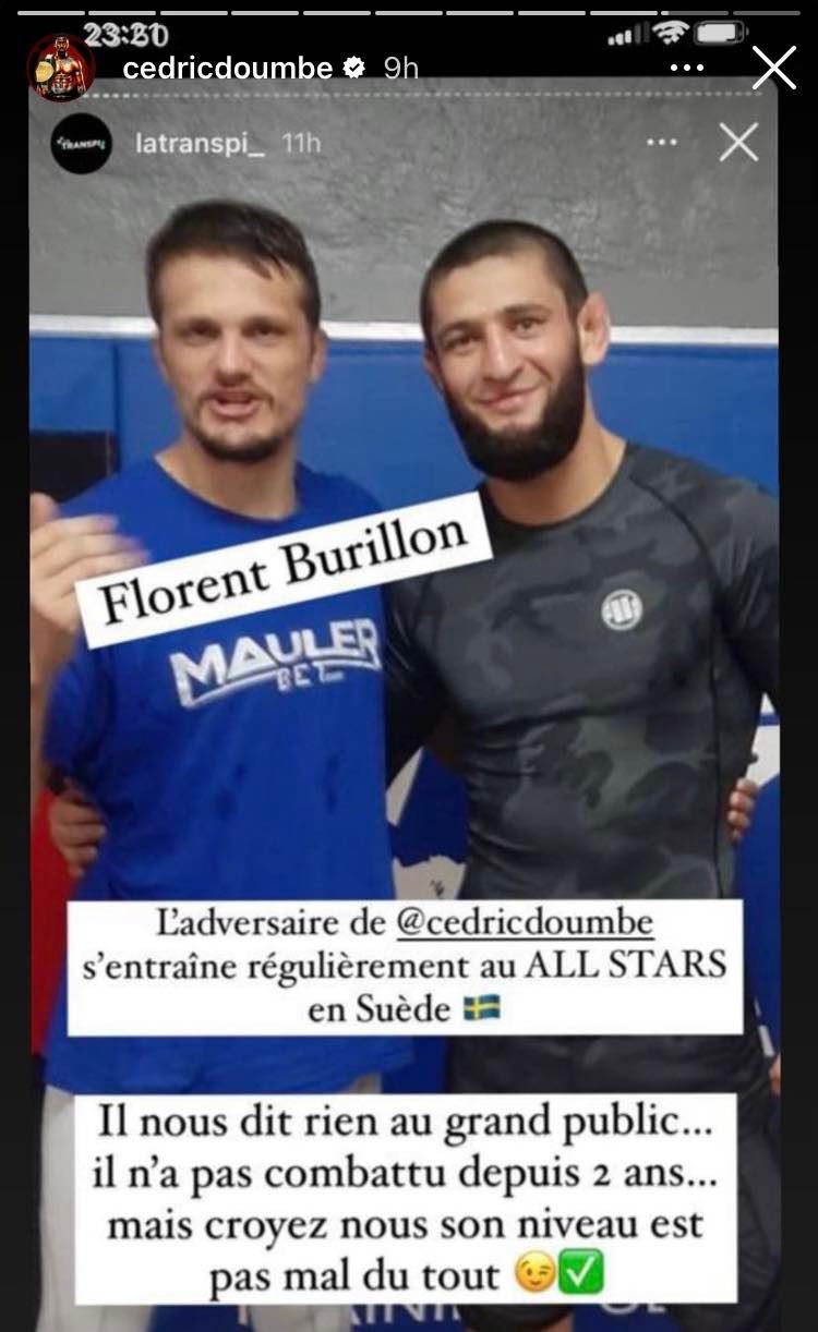 Annoncé à l'UFC, Cédric Doumbé révèle son futur adversaire… proche de