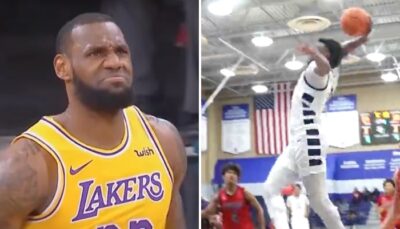 NBA – Bronny James choque avec un dunk XXL, LeBron en feu !