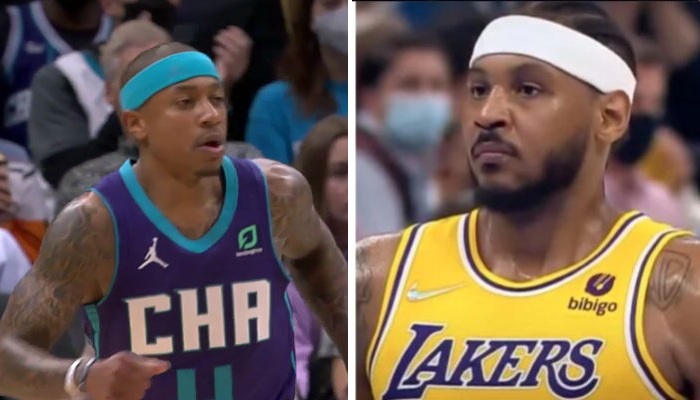 NBA Isaiah Thomas et Carmelo Anthony