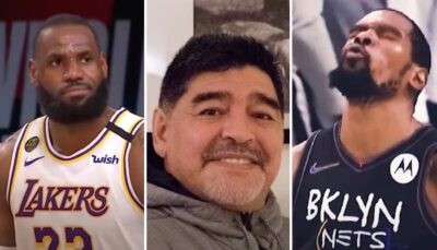 NBA – La décla cash de Diego Maradona sur Kevin Durant et LeBron James !