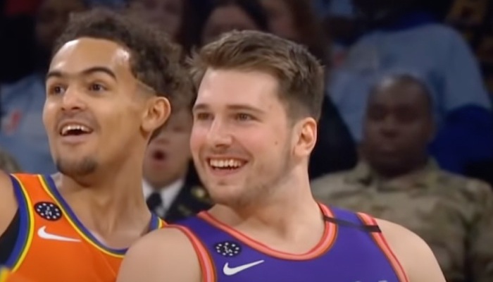 NBA Luka Doncic et Trae Young