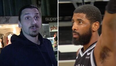 NBA – De passage à New York, les images virales de Zlatan Ibrahimovic et Kyrie Irving !