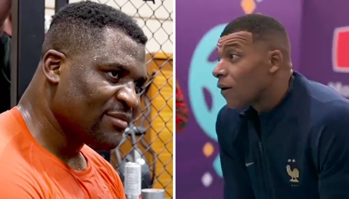 Francis Ngannou a soutenu Kylian Mbappé après la finale