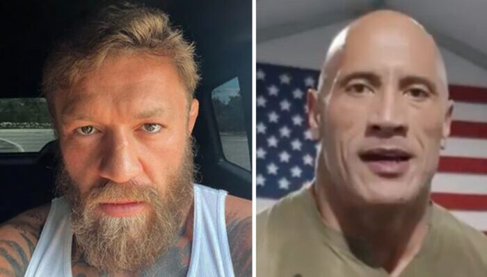 Conor McGregor et Dwayne "The Rock" Johnson