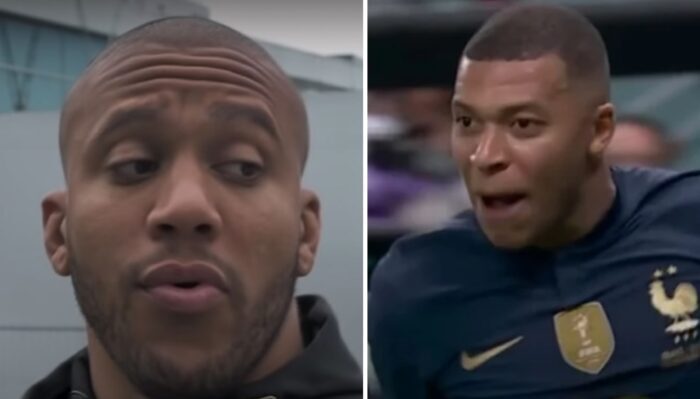 Ciryl Gane et Kylian Mbappé