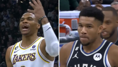 NBA – Violent raté pour Giannis, Westbrook se moque sauvagement !