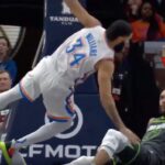 NBA – Rudy Gobert craque et met une sale balayette à un adversaire, il se fait éjecter !