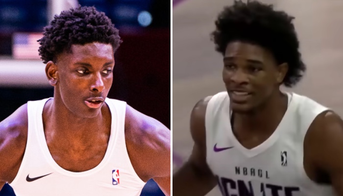 En attendant son arrivée en NBA l'an prochain, Scoot Henderson, rival désigné de Victor Wembanyama à la Draft 2023? a subi la loi du Français Moussa Diabaté