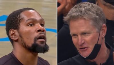 NBA – Cash, le gros regret de Steve Kerr sur Kevin Durant : « Je me suis dit, ‘Oh m*rde’ »