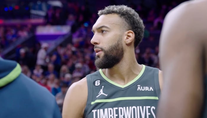 Le pivot star NBA français des Minnesota Timberwolves, Rudy Gobert