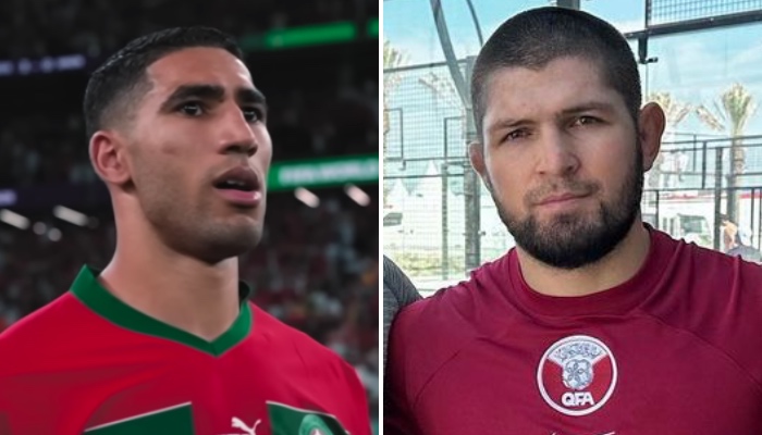 Le footballeur star marocain Achraf Hakimi s'est directement adressé à la légende UFC Khabib Nurmagomedov après avoir posé à ses côtés