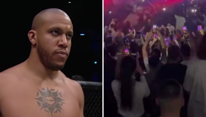 Le combattant UFC français Ciryl Gane se trouvait dans la foule réunie pour le concert d'un grand artiste au Zénith de Paris