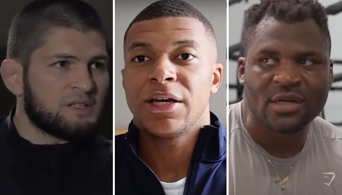 Une figure de l'UFC, symbolisée ici par Khabib Nurmagomedov et Francis Ngannou, a laissé entendre que personne ou presque ne serait derrière l'équipe de France de Kylian Mbappé lors de la finale de la Coupe du monde 2022