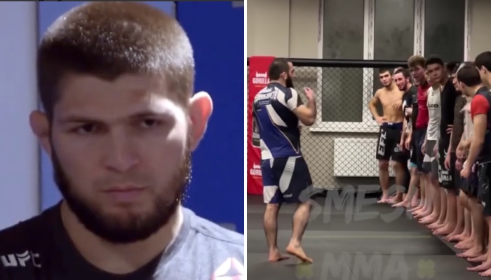 La légende UFC Khabib Nurmagomedov a instauré une règle ultra-stricte dans sa salle d'entrainement, qui entraine une sévère punition si elle est enfreinte par l'un de ses poulains