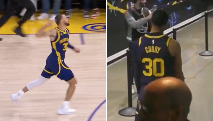 Stephen Curry a été expulsé pour son geste d'humeur