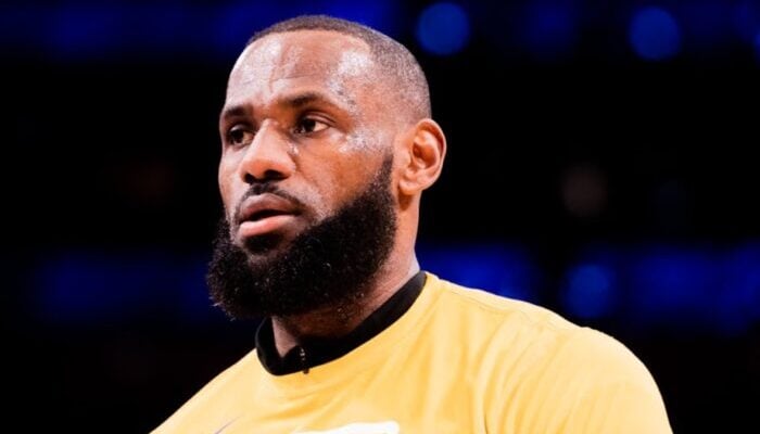 NBA LeBron James avec les Lakers