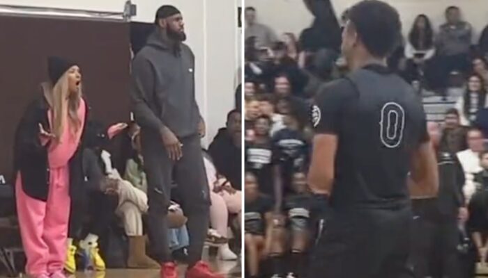 Controversy at Bronny’s game, LeBron and Savannah annoyed!