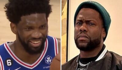 NBA – La photo lunaire de Joel Embiid (2m13) avec Kevin Hart (1m63) !