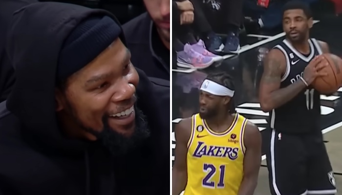 La superstar NBA des Brooklyn Nets, Kevin Durant, a explosé de rire en découvrant la méthode inefficace au possible de Patrick Beverley pour défendre sur Kyrie Irving