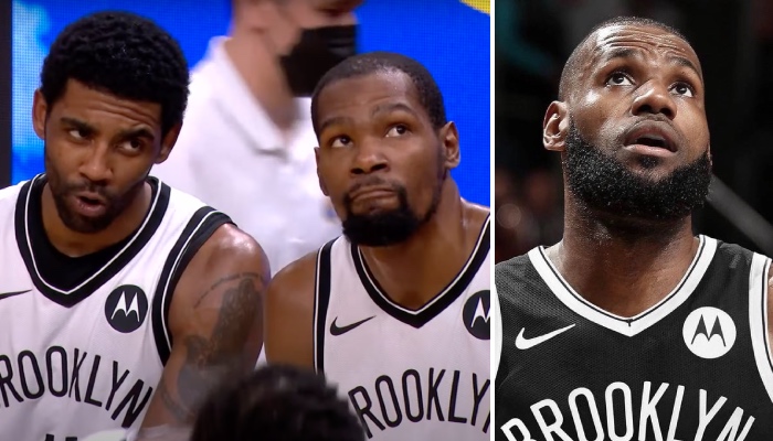 La superstar NBA LeBron James pourrait rejoindre Kyrie Irving et Kevin Durant aux Brooklyn Nets dans le cadre d'un incroyable échange
