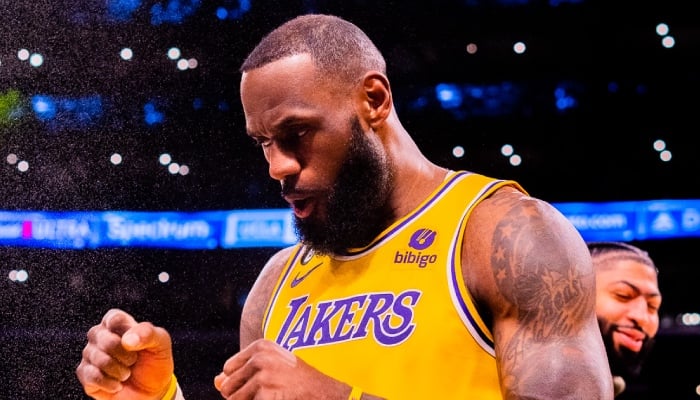 La superstar NBA des Los Angeles Lakers, LeBron James