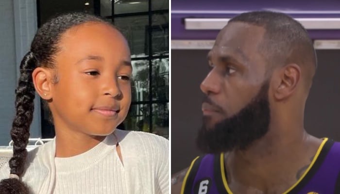 La superstar NBA des Los Angeles Lakers, LeBron James, a transmis une demande dingue à sa jeune fille, Zhuri, à peine âgée de 8 ans