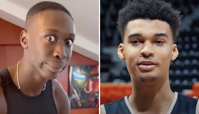 Le top-prospect NBA français Victor Wembanyama a récemment croisé la star des réseaux sociaux Khaby Lame, avec qui il a fièrement posé