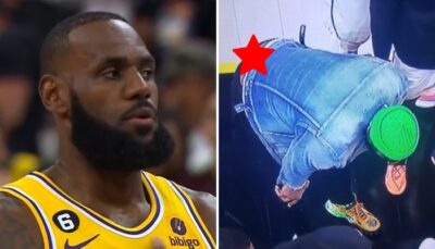 NBA – La photo gênante et compromettante de LeBron sur le banc des Lakers