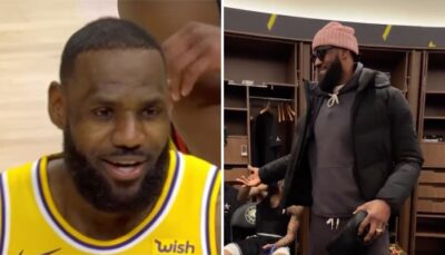 NBA – L’attitude délirante de LeBron James dans le vestiaire du All-Star Game !