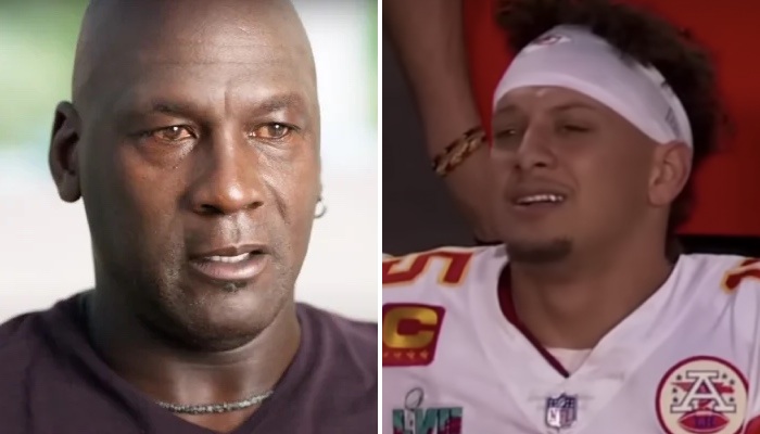 NBA Michael Jordan et Patrick Mahomes