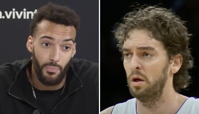 Rudy Gobert et Pau Gasol