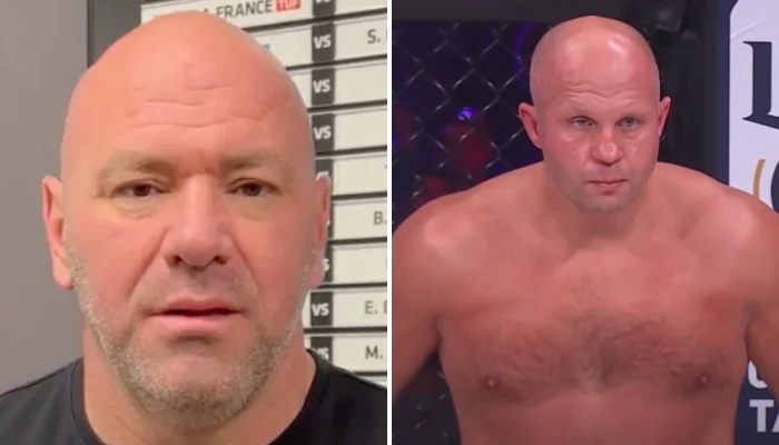 UFC Dana White cash sur Fedor Emelianenko