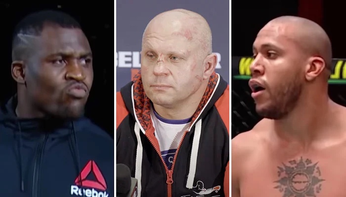 Francis Ngannou, Fedor Emelianenko et Ciryl Gane