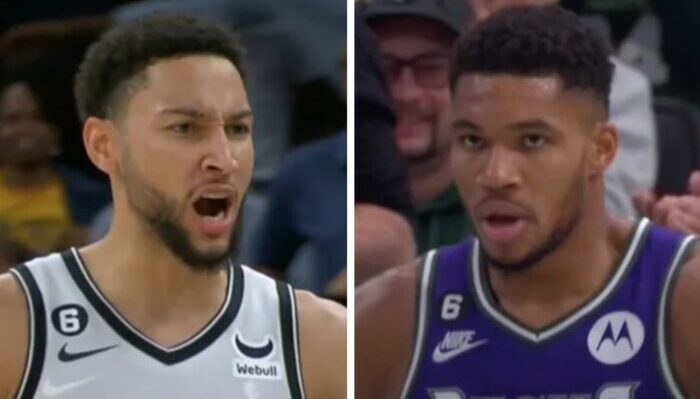 Giannis Antetokounmpo et Ben Simmons