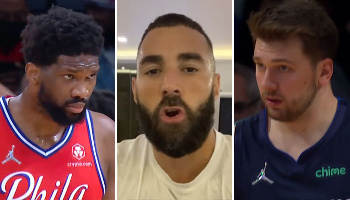 Karim Benzema, Joel Embii et Luka Doncic