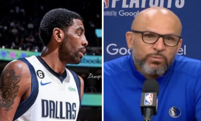 Jason Kidd et Kyrie Irving à Dallas