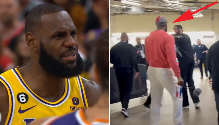 LeBron James boite après son match