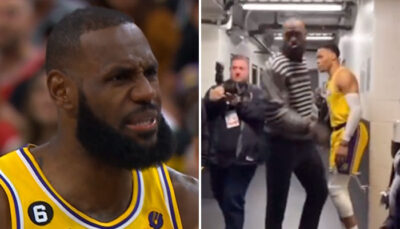 NBA – Le moment « très gênant » entre LeBron et Westbrook dans les couloirs ! (vidéo)