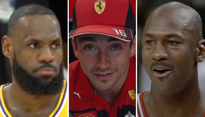 Le pilote de Formule 1 Charles Leclerc s'est positionné dans le mythique débat LeBron James vs. Michael Jordan