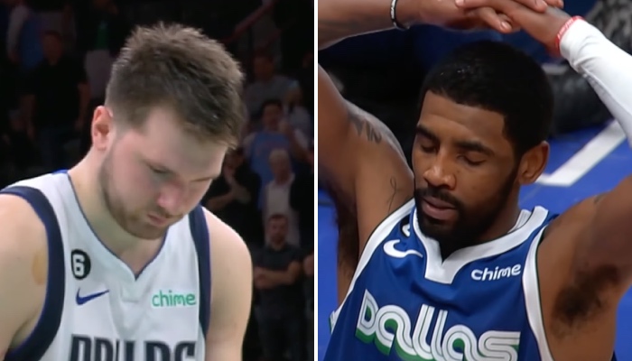 Les superstars NBA des Dallas Mavericks, Luka Doncic et Kyrie Irving