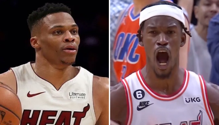 La star NBA Russell Westbrook pourrait venir faire équipe avec Jimmy Butler au Miami Heat, et composer un redoutable cinq majeur à l'aide d'une autre recrue phare