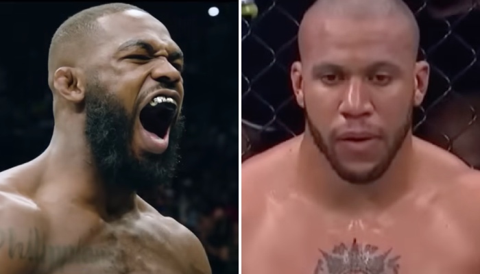 Les combattants stars de l'UFC, Jon Jones (gauche) et Ciryl Gane (droite)