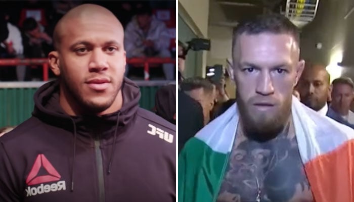 Ciryl Gane et Conor McGregor à l'UFC